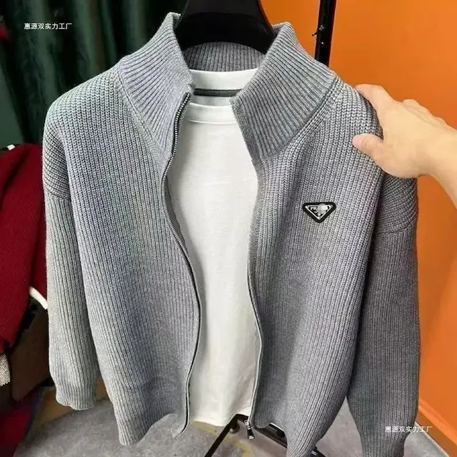 Prada Full Zip Knit Sweaters