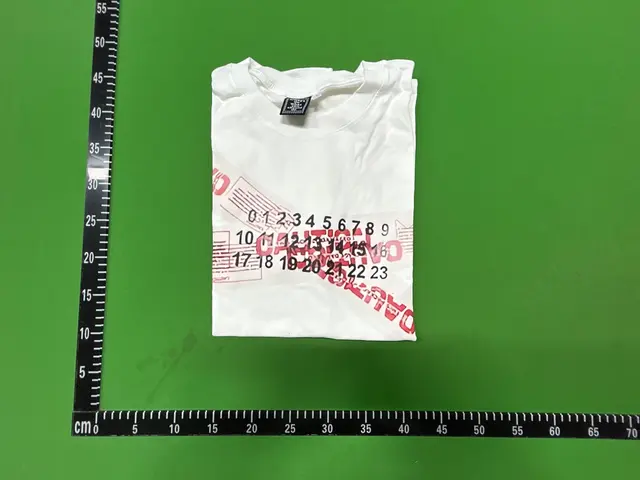 Maison Margiela Number Logo Black T-Shirt — QC photos
