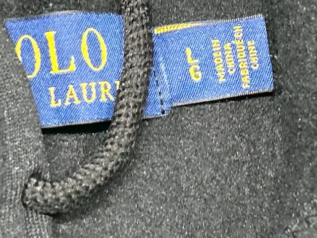 Polo Ralph Lauren Pony Logo Zip-Up Hoodie Black — fotos QC