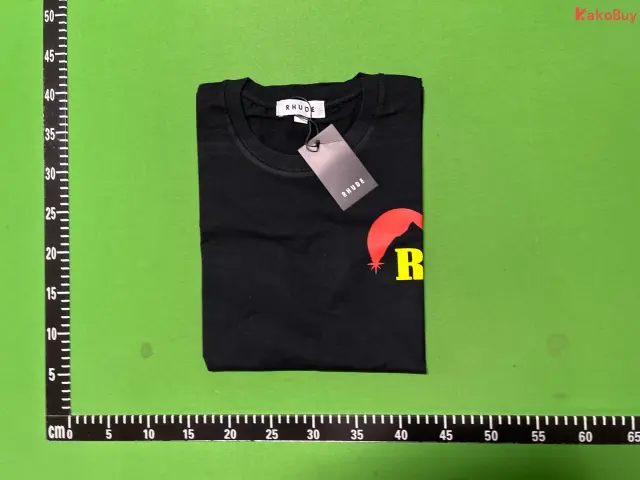 Rhude Graphic Tees — QC photos
