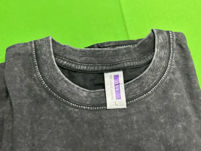 Hellstar Classic Logo T-Shirt Washed Black — QC photos