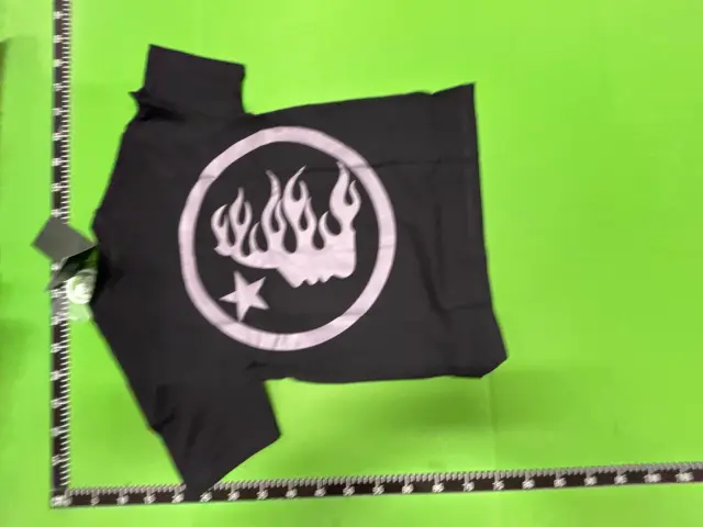 Hellstar Classic Logo T-Shirt Washed Black — QC photos